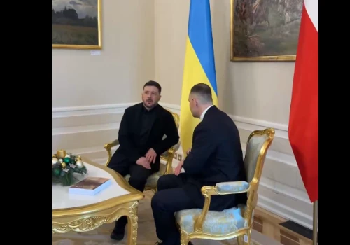 Dłuższa rozmowa Nawrockiego z Zełenskim. Wiadomo, kto o nią poprosił