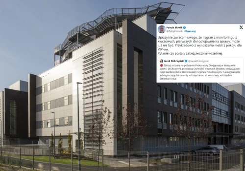 Kpina! Dopiero teraz CBA weszło do szpitala. Celna uwaga Słowika