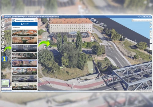 Realistyczne modele 3D w MojGeoportal.pl