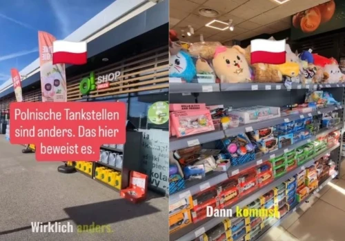 Niemiecki przedsiębiorca zachwycony polską stacją paliw na autostradzie. Jego nagranie hitem na instagramie