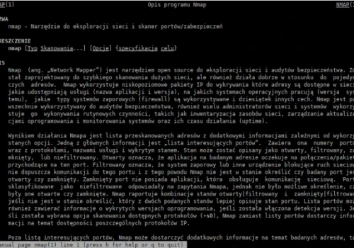 Porady Admina: nmap