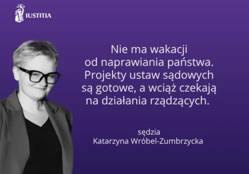 Sędzia Katarzyna Wróbel-Zumbrzycka, rzeczniczka prasowa Iustitii