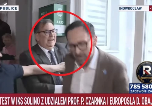 Szokujące sceny! Wzięli się za łby z Obajtkiem, polityk PiS się wydzierał! „Pan bije ludzi!”