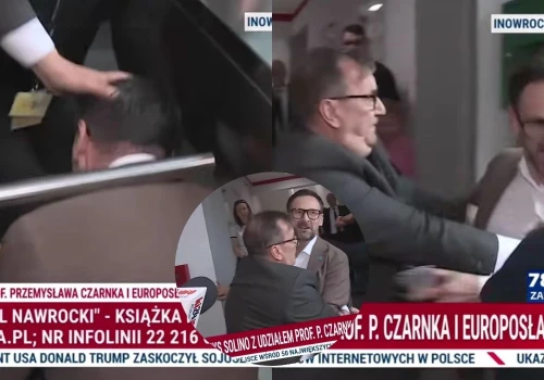 Daniel Obajtek na główkę szturmował obiekt Orlenu, ale utknął na wejściu