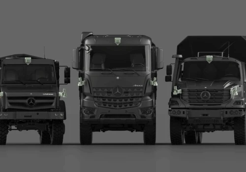 Autonomiczne Mercedesy trafią na ukraiński front