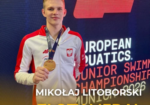 Pływanie: Mikołaj Litoborski mistrzem Europy juniorów!