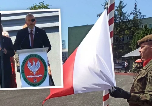 Grzegorz Braun szczuł na Ukrainę w asyście wojska. Jak do tego doszło?
