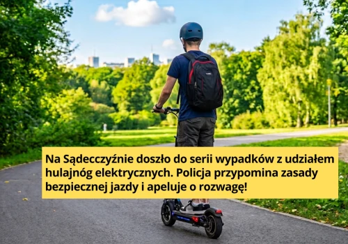 Seria wypadków na hulajnogach. Policja ostrzega i apeluje o rozwagę