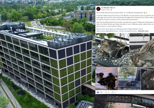 Zaskakujący gość u twórców 