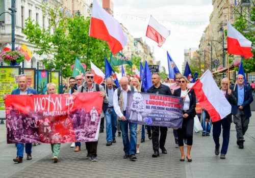 Marsz Pamięci Ofiar Ludobójstwa OUN-UPA przeszedł ulicami Łodzi