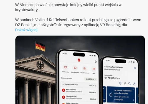 Niemieckie banki otwierają drzwi kryptowalutom. W zasięgu nawet 80 milionów klientów