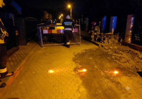 Świebodzice. Nocna akcja służb po sygnale o wyczuwalnym zapachu gazu