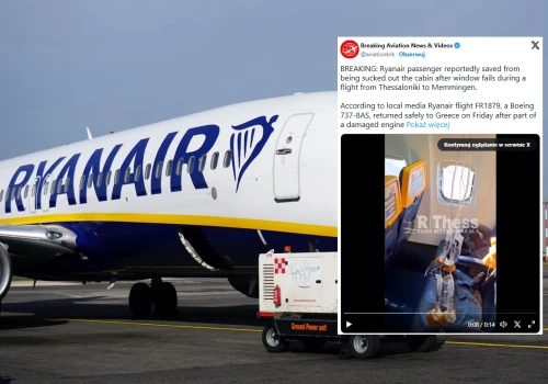 Dramatyczna walka o życie podczas lotu. Pasażera wyssało!