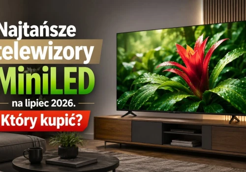 Najtańsze telewizory MiniLED na lipiec 2026. Który kupić?