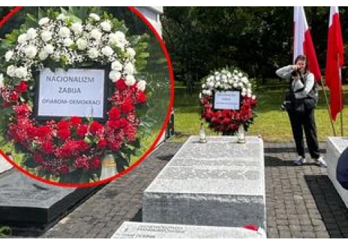 Rocznica rzezi Wołyńskiej. Jedna wiązanka przyciągnęła uwagę