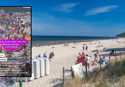 Plaża pękała w szwach. Nagranie z Międzyzdrojów wywołało lawinę komentarzy