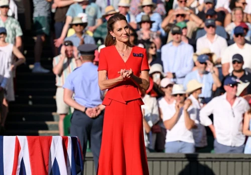 Księżna Kate weszła na kort. Oto powód