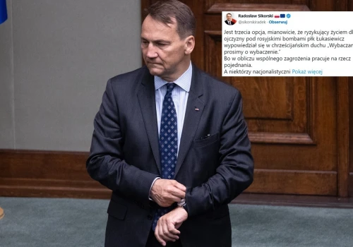 Szok! Sikorski ostro broni podwładnego po słowach o Wołyniu