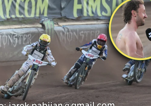 Żużel. Thomsen znowu to zrobił! Świętował zwycięstwo w samej bieliźnie! (WIDEO)