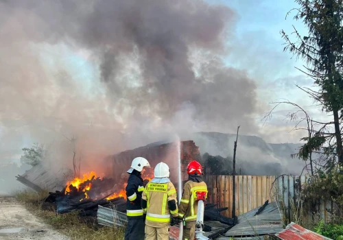Ogromny pożar na Dolnym Śląsku. Strażacy wciąż walczą z żywiołem