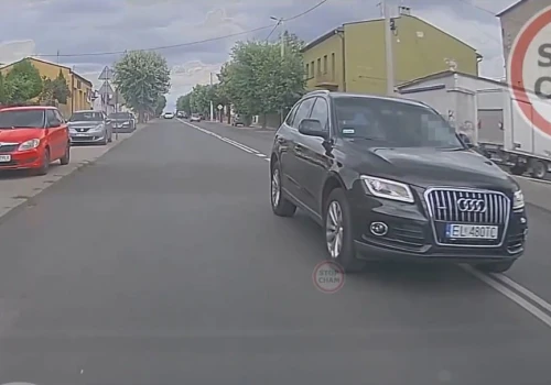 Kierująca Audi urządziła pościg za niewinnym kierowcą. Ubzdurała sobie, że ten chciał 