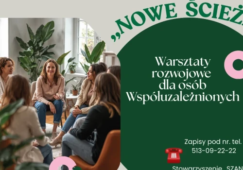 Bezpłatne wsparcie dla osób współuzależnionych. Stowarzyszenie „Szansa” zaprasza do udziału w projekcie