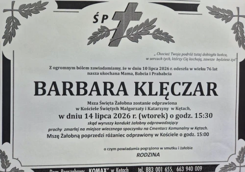 Zmarła mama wojewody małopolskiego – kondolencje
