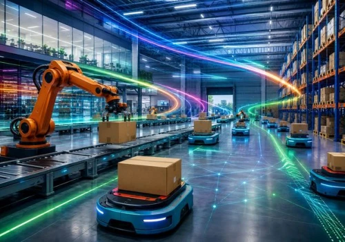 Magazyn przyszłości. Do 2030 roku połowa nowych obiektów będzie obsługiwana przez roboty
