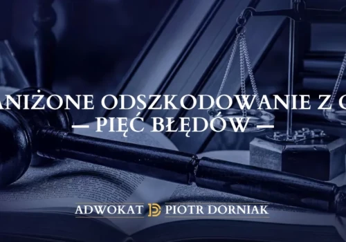 Zaniżone odszkodowanie z OC — pięć błędów, które kosztują kierowców tysiące złotych