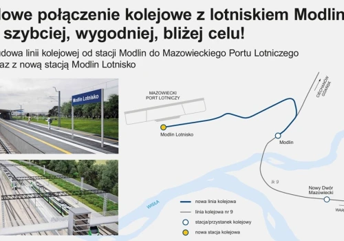 Drogie oferty na budowę linii kolejowej do lotniska Modlin