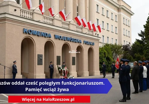 Rzeszów oddał cześć poległym funkcjonariuszom. Pamięć wciąż żywa