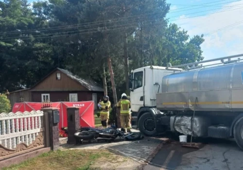 Tragiczne zderzenie motocyklisty z ciężarówką. Zginął 30-latek