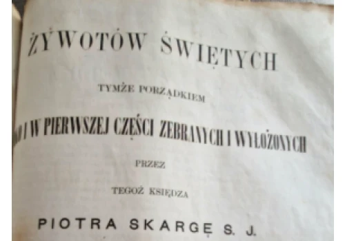 „Żywoty Świętych” ks. Skargi w zbiorach Beskidzkiego Muzeum Rozproszonego