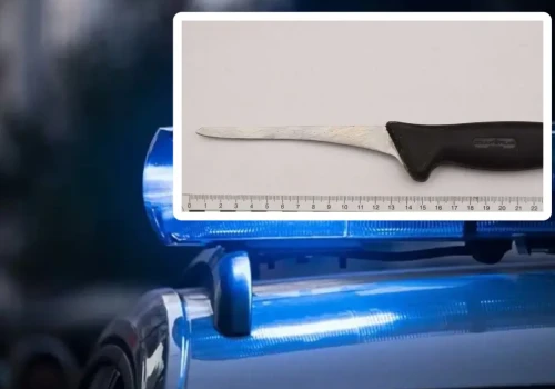 42-latek z nożem w ręku groził sąsiadom. Usłyszał siedem zarzutów