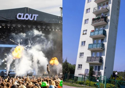 Blok mieszkalny zaczął się kołysać od basów na festiwalu Clout