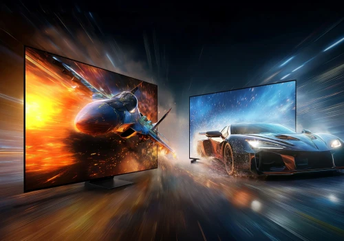 Blade wśród telewizorów. Samsung OLED S90H pozwala grać w pełnym słońcu