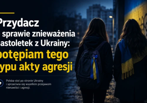 Przydacz o sprawie znieważenia nastolatek z Ukrainy: potępiam tego typu akty agresji!