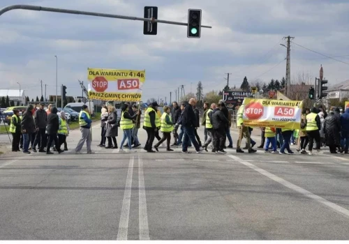 Protest sadowników wobec planów budowy A50
