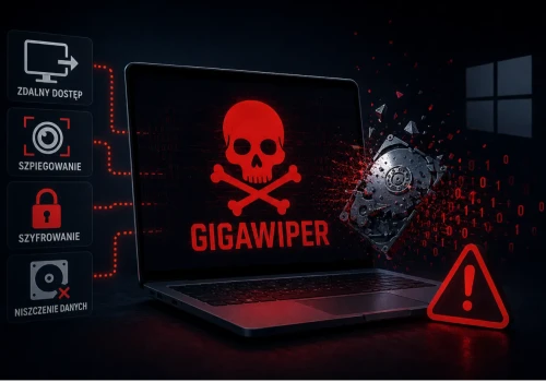 GigaWiper – malware, który najpierw przejmuje komputer, a potem może całkowicie go zniszczyć