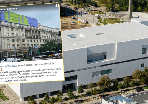 Kontrowersje wokół reklamy Muzeum Sztuki Nowoczesnej. 