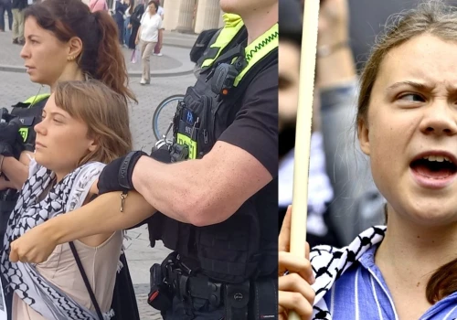 Greta Thunberg przykleiła się do chodnika. Szokujący protest w Berlinie