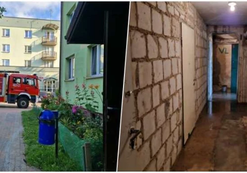 Podczas remontu mieszkania pękła rura. Woda zalała piwnice