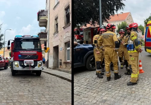 Tajemnicza substancja w budynku mieszkalnym w Jaworze. Ewakuowano lokatorów