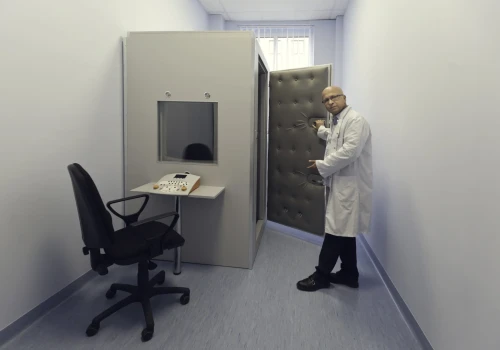 Kabina ciszy do badania słuchu – dlaczego jest niezbędna w gabinecie audiologicznym
