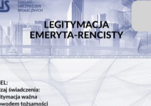 Nowe wzory legitymacji emeryta-rencisty