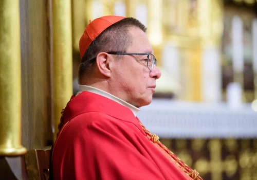 Kardynał Grzegorz Ryś wmurował kamień węgielny pod polską kaplicę w Ziemi Świętej