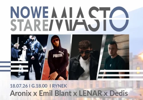 Aronix, Emil Blant, LENAR i Dedis wystąpią na Rynku w Mysłowicach