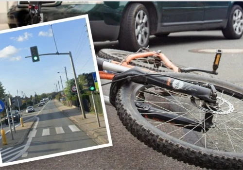Tragedia w Lędzinach. Kierowca ciężarówki śmiertelnie potrącił rowerzystkę