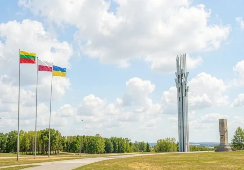 Białoruska flaga na Polach Grunwaldzkich – Białorusini apelują w rocznicę wielkiej bitwy