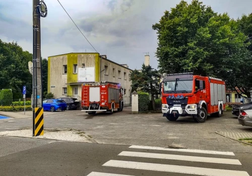 Alarm przeciwpożarowy w DPS w Strzałkowie
